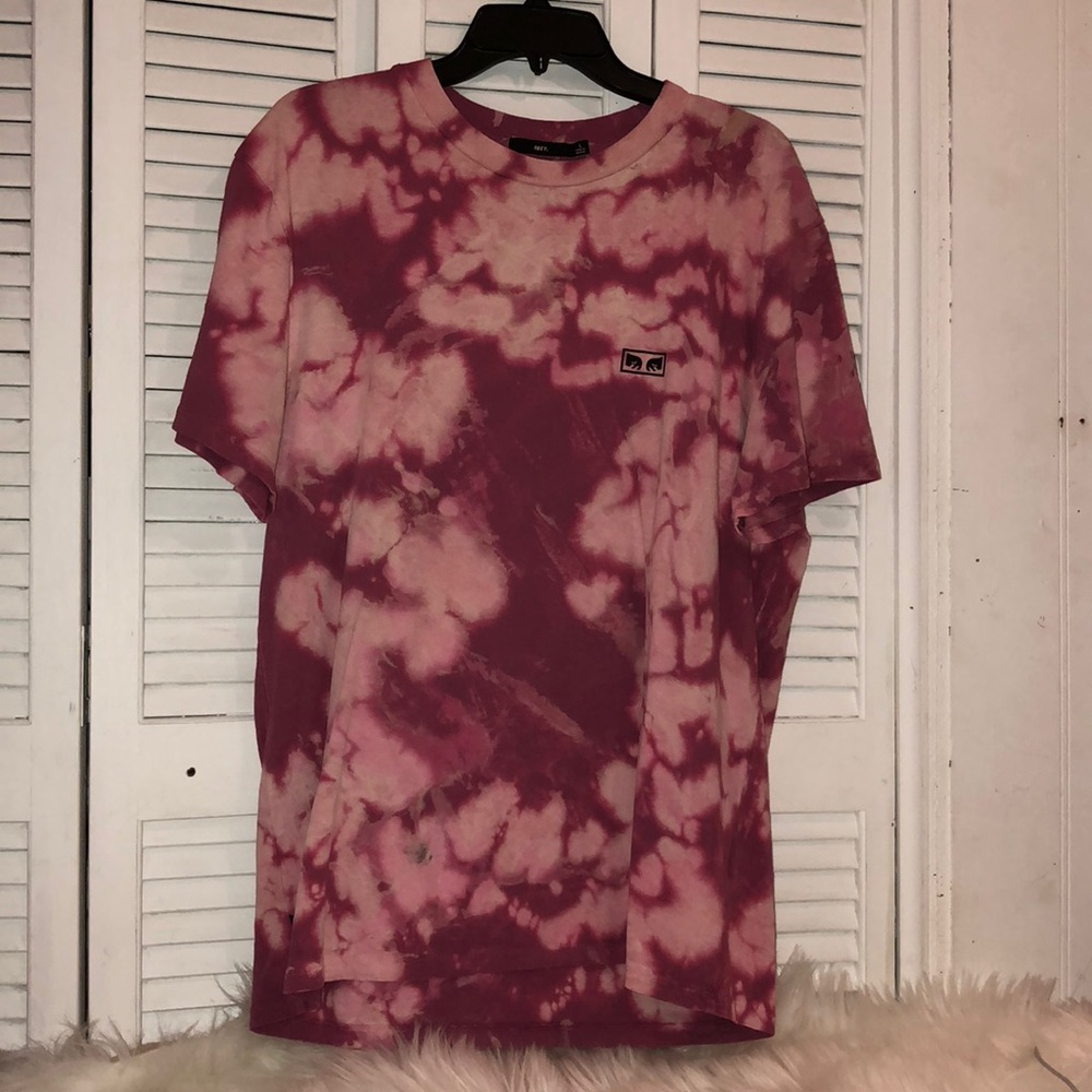 tie-dye obey shirt (authentic)